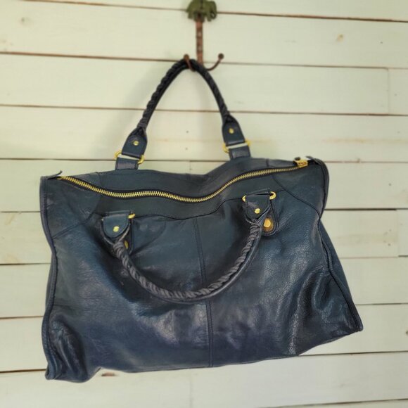 Balenciaga City Bag with Large Brass Hardware, Marine Blue - Picture 5 of 16